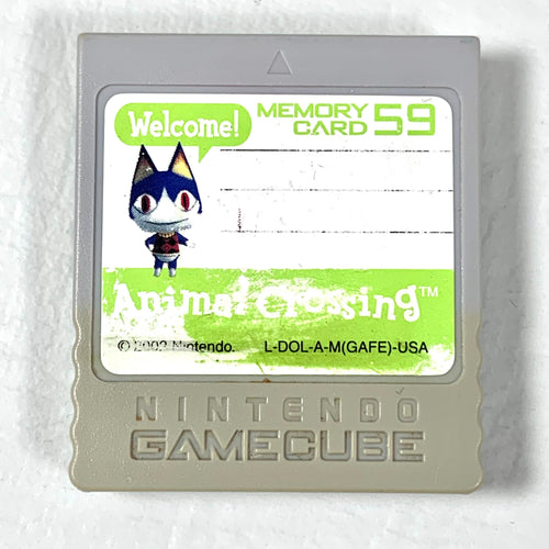 Official Animal Crossing Nintendo GameCube 59 Block 4MB Memory Card