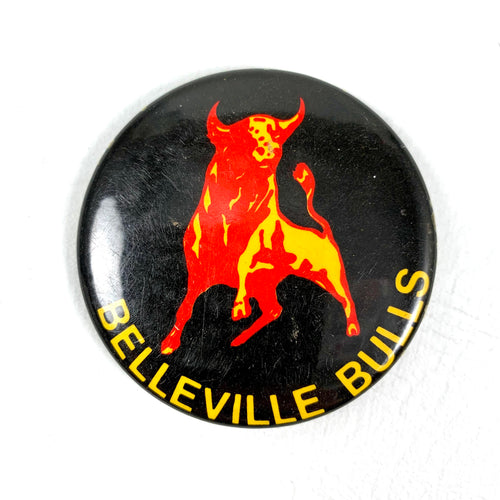 Belleville Bulls Button - 1981