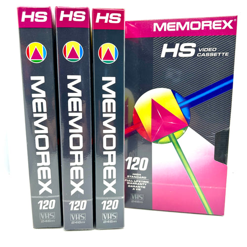 Memorex High Standard 120 Blank VHS - NEW