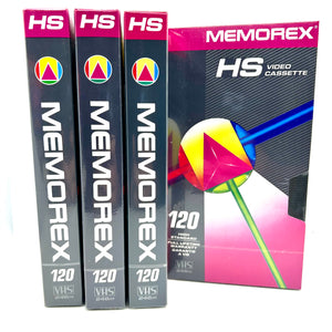 Memorex High Standard 120 Blank VHS - NEW