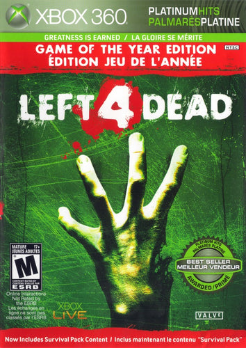 Left 4 Dead - Platinum Hits - Game of the Year Edition