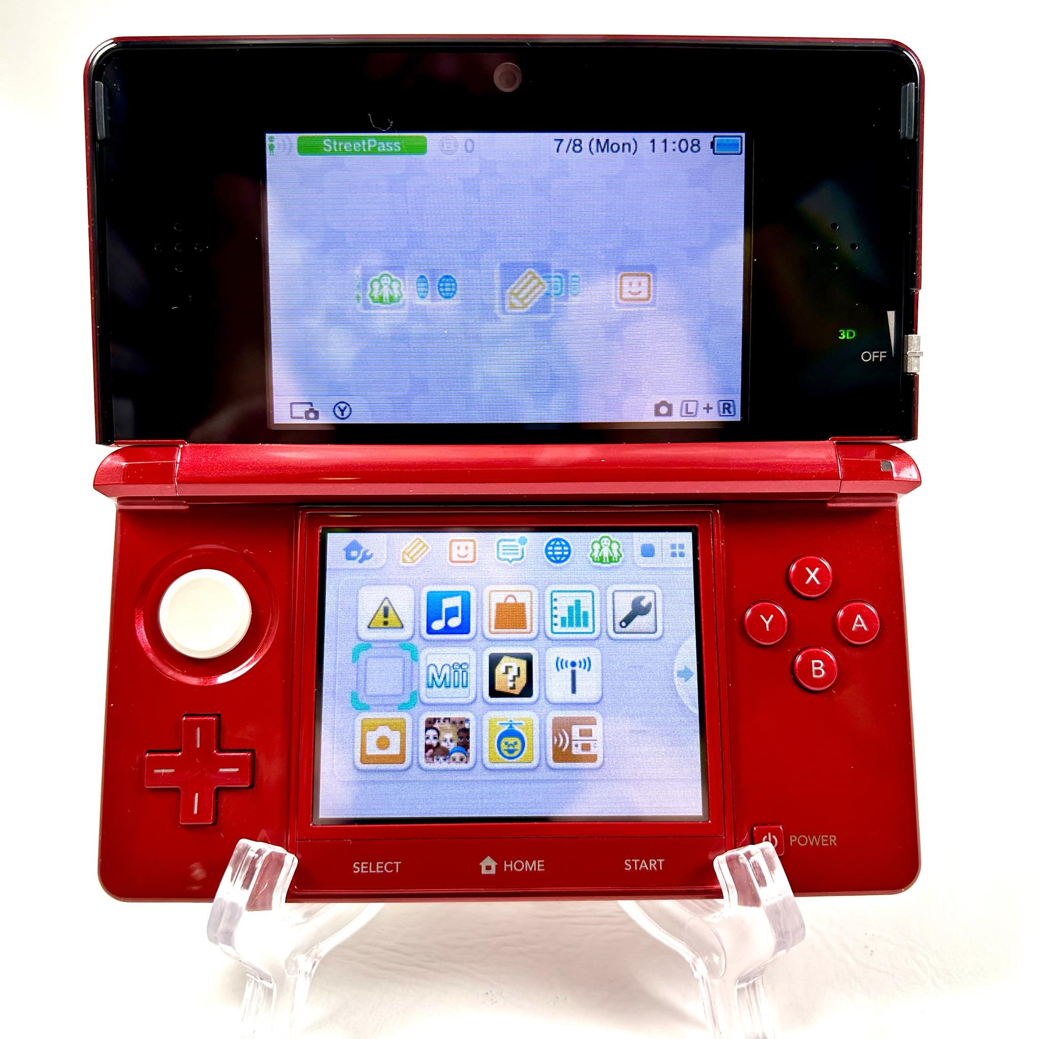 Nintendo 3DS Console Flame Red selling