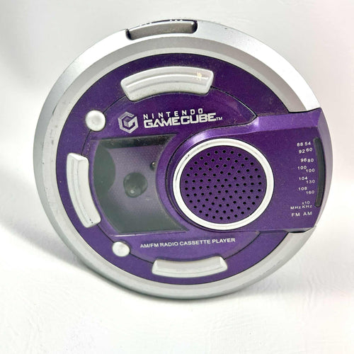 Nintendo GameCube Cassette Player / AM FM Radio - Indigo