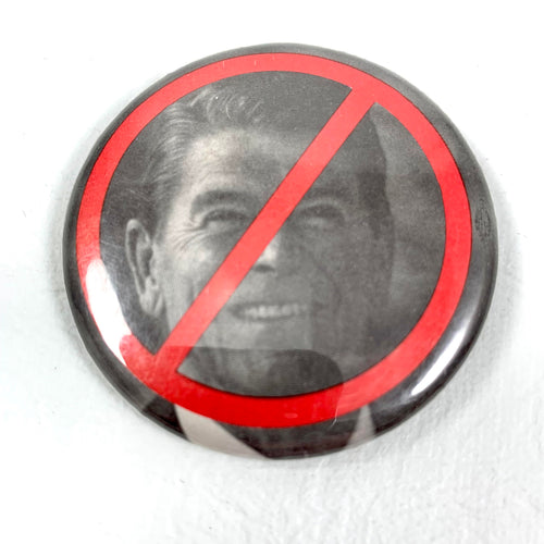 Anti Ronald Reagan Button - 1988