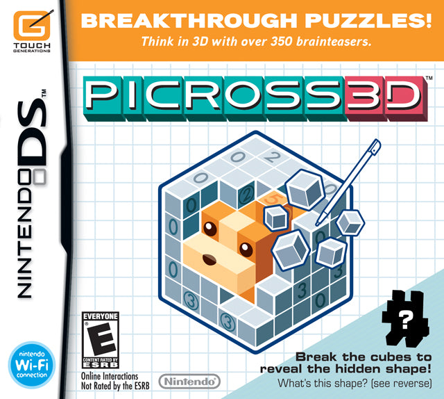 Picross 3D - Loose Cartridge
