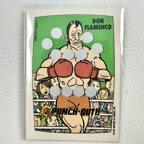 Punch-Out!! Don Flamenco - Screen 5 - OPC Nintendo Game Pack Card