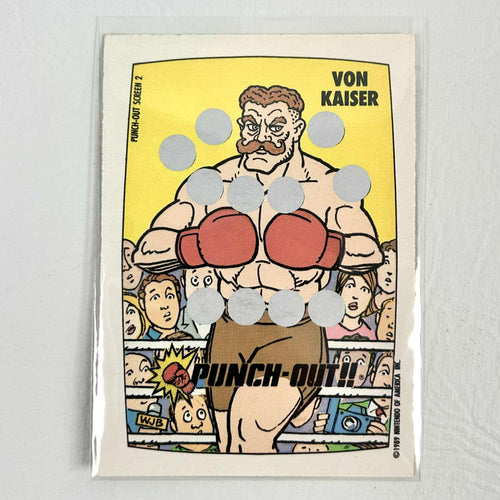 Punch-Out!! Von Kaiser - Screen 2 - OPC Nintendo Game Pack Card