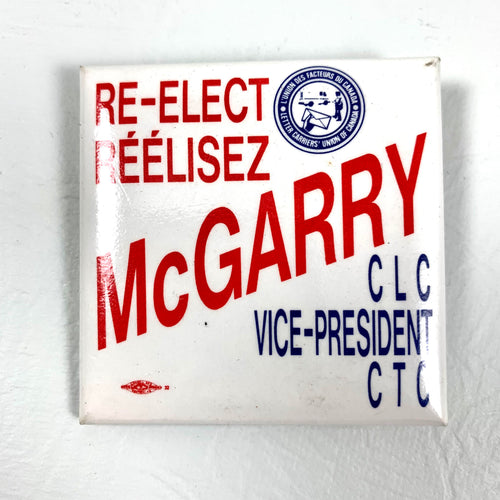 Re-Elect McGarry Button Version 2