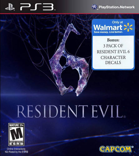 Resident Evil 6 - Walmart Exclusive Cover