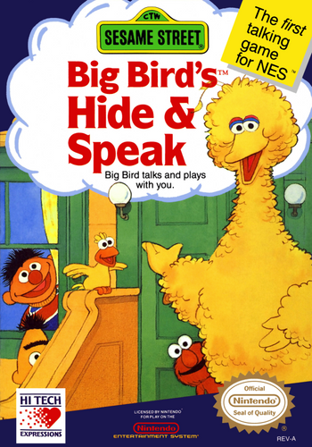 Sesame Street Big Bird Hide and Speak