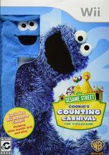 Load image into Gallery viewer, Sesame Street: Cookie&#39;s Counting Carnival - Cookie Monster Wiimote Cover Bundle - NEW
