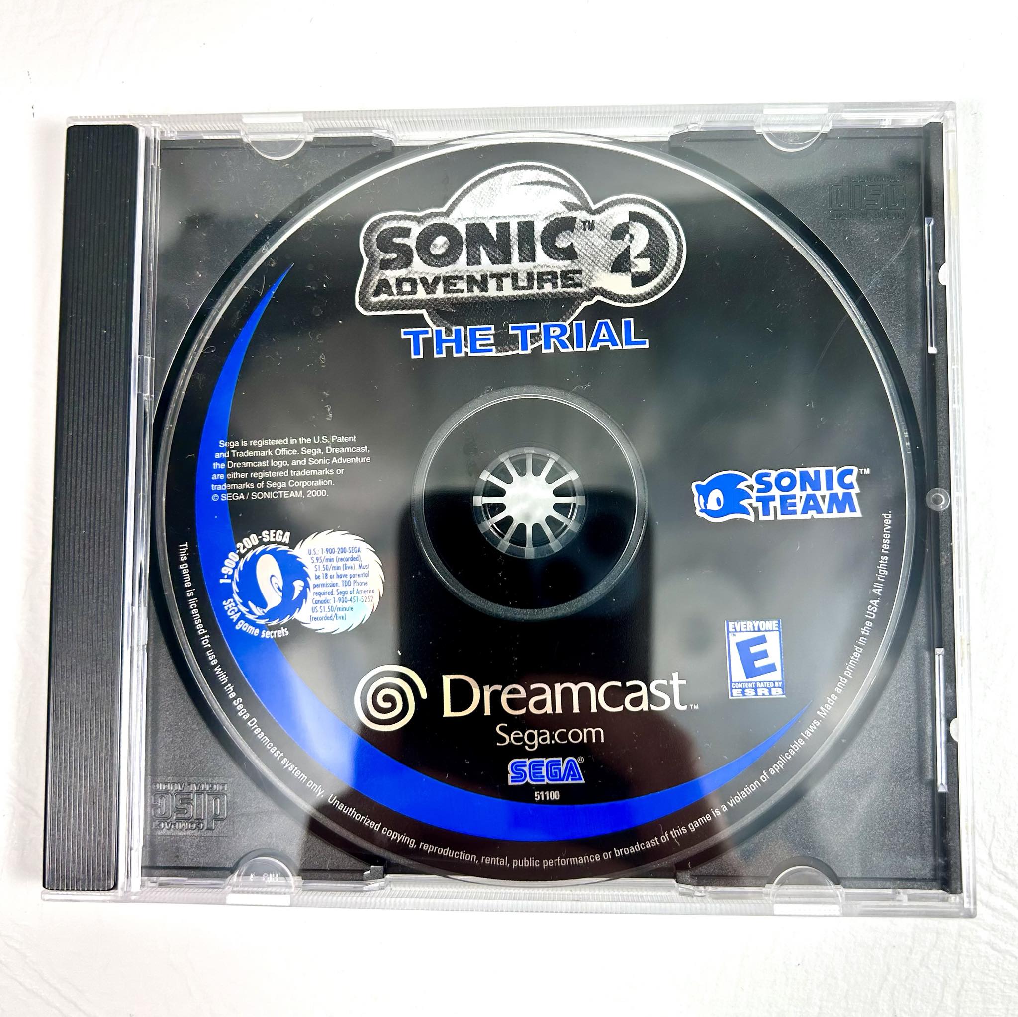 Sonic Adventure 2: The Trial Disc Only