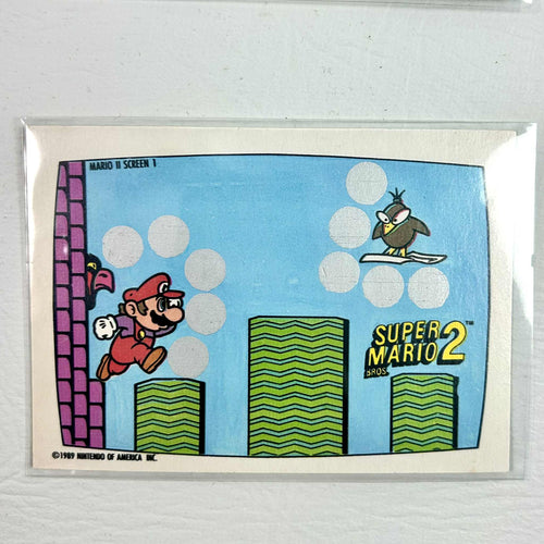 Super Mario Bros. 2 - Screen 1 - OPC Nintendo Game Pack Card