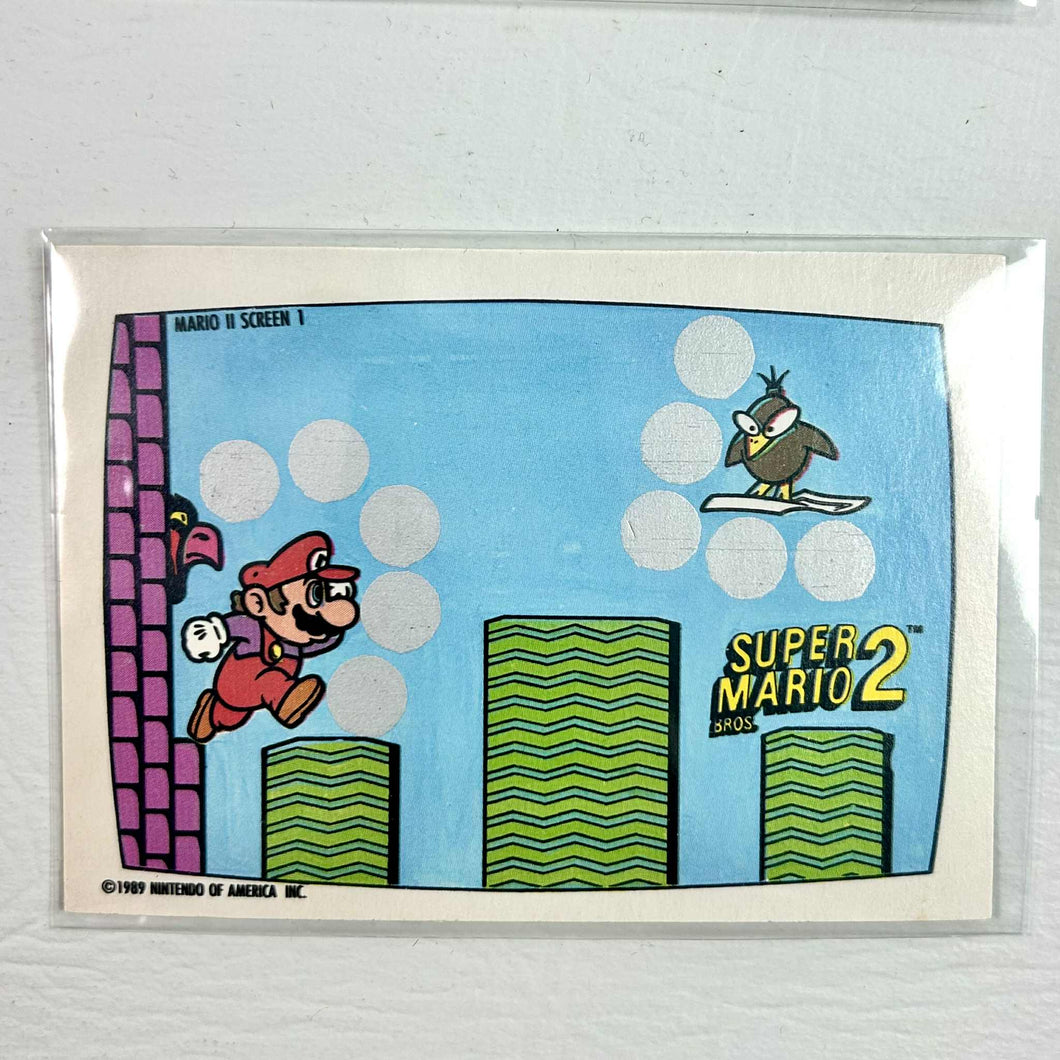 Super Mario Bros. 2 - Screen 1 - OPC Nintendo Game Pack Card