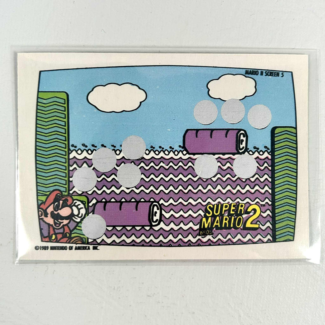 Super Mario Bros. 2 - Screen 5 - OPC Nintendo Game Pack Card