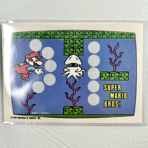 Super Mario Bros. - Screen 3 - OPC Nintendo Game Pack Card
