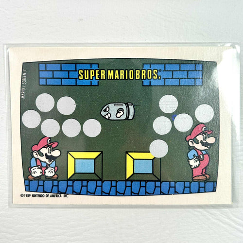 Super Mario Bros. - Screen 7 - OPC Nintendo Game Pack Card