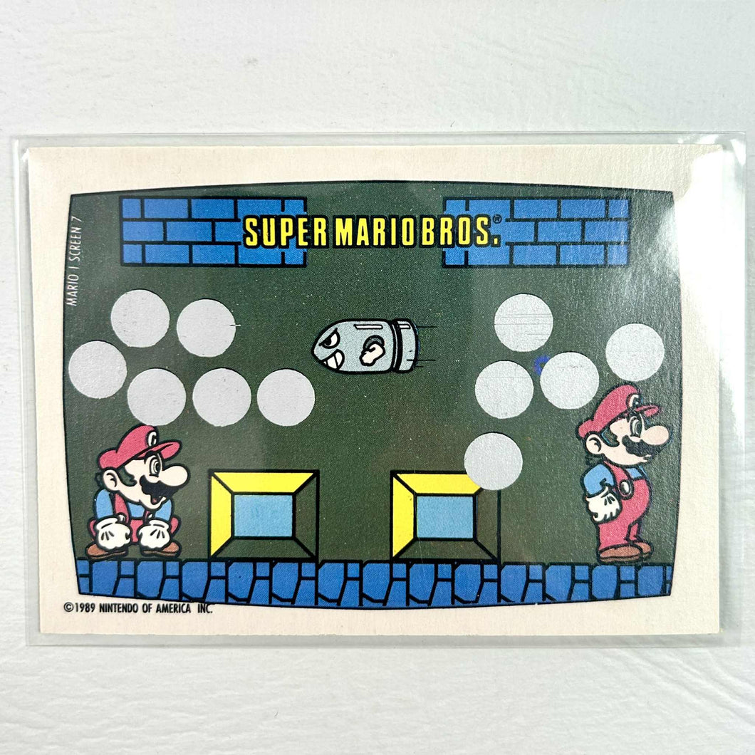Super Mario Bros. - Screen 7 - OPC Nintendo Game Pack Card