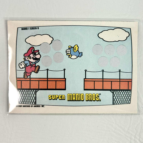 Super Mario Bros. - Screen 8 - OPC Nintendo Game Pack Card