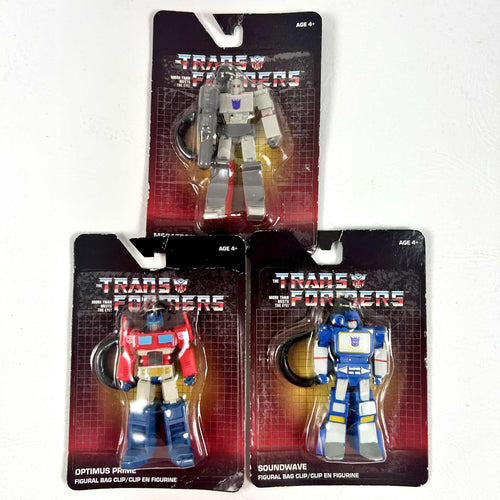 G1 Transformers Bag Clip Keychains - Set of 3 -  2021
