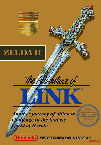 Zelda II: The Adventure of Link - Gold Cartridge