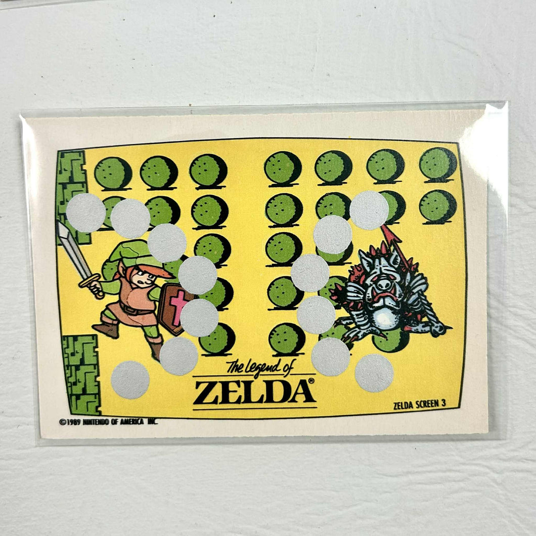 The Legend of Zelda - Screen 3 - OPC Nintendo Game Pack Card