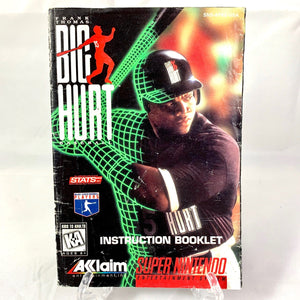 File:Frank Thomas Big Hurt Baseball MD FR Manual.pdf - Sega Retro