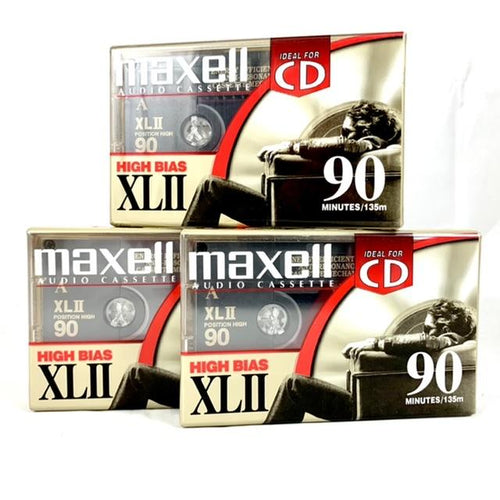Maxell XLII 90 Red Arch Variant Blank Cassette NEW