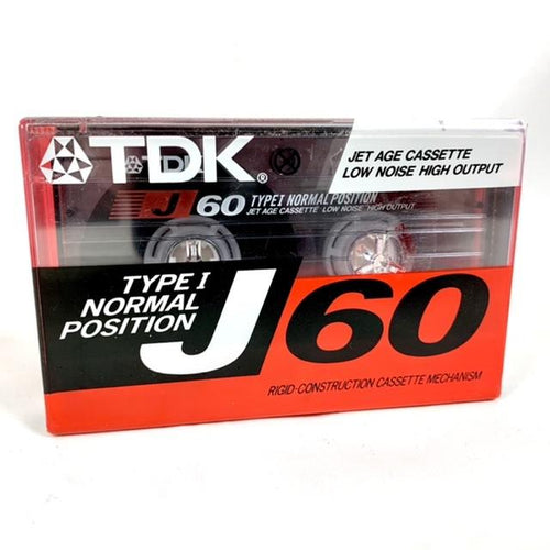 TDK J60 Blank Cassette NEW