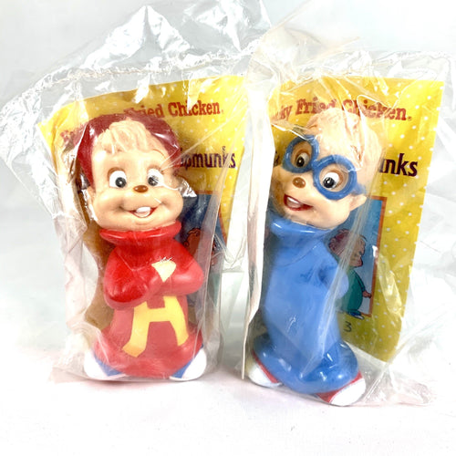 Alvin and Simon - Alvin and the Chipmunks KFC Figures - 1990