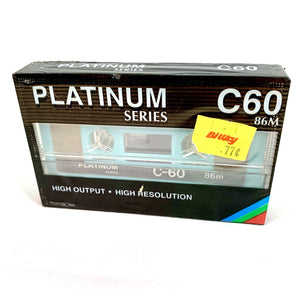Platinum Series C90 Cassette Blue NEW