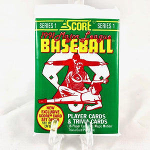 1991 Score Baseball Series 1