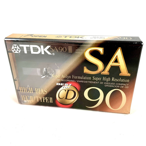 TDK SA90 Cassette NEW