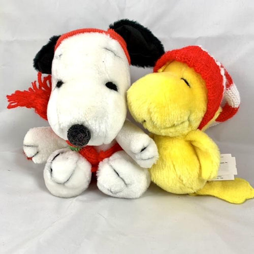 Snoopy & Woodstock Christmas McDonalds Plushies