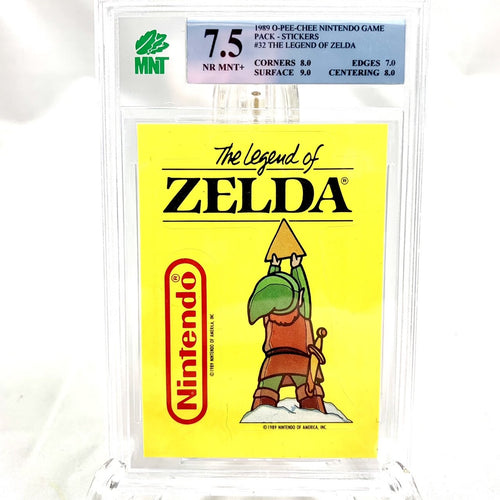 The Legend of Zelda - Link with Triforce - Sticker MNT 7.5