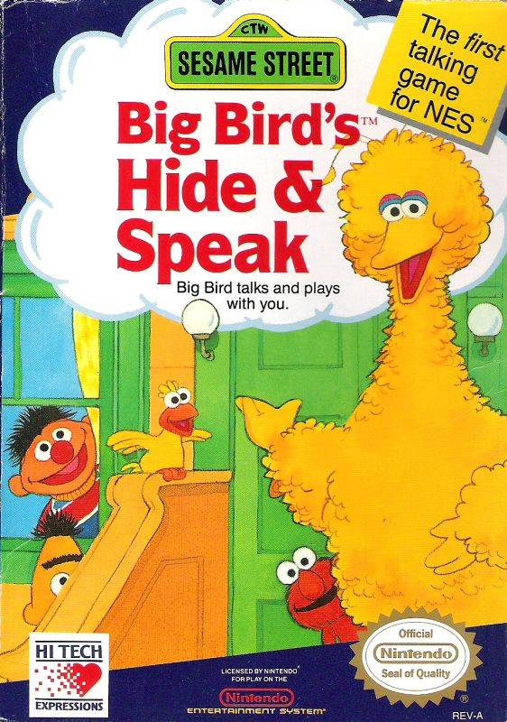 Sesame Street Big Bird Hide and Speak