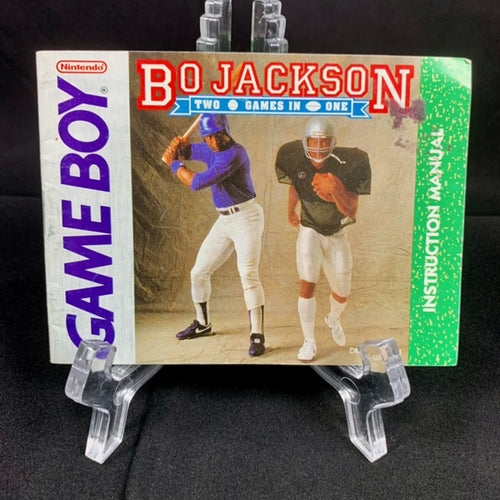 Bo Jackson: Two Games in One - Manual
