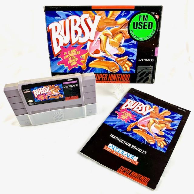 Bubsy SNES Boxed 2