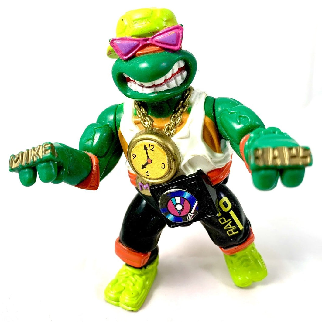 Michaelangelo Rock N Rollin Rappin Mike TMNT Figure