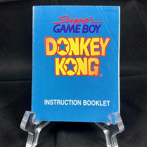 Donkey Kong - Super GameBoy - Manual