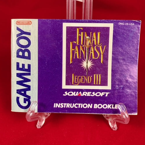 Final Fantasy Legend III - Manual