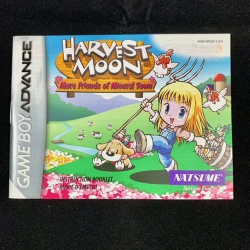 Harvest Moon: More Friends of Mineral Town - Manual