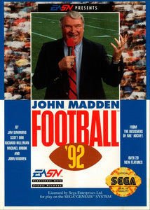 John Madden Football 92 - Loose Cartridge