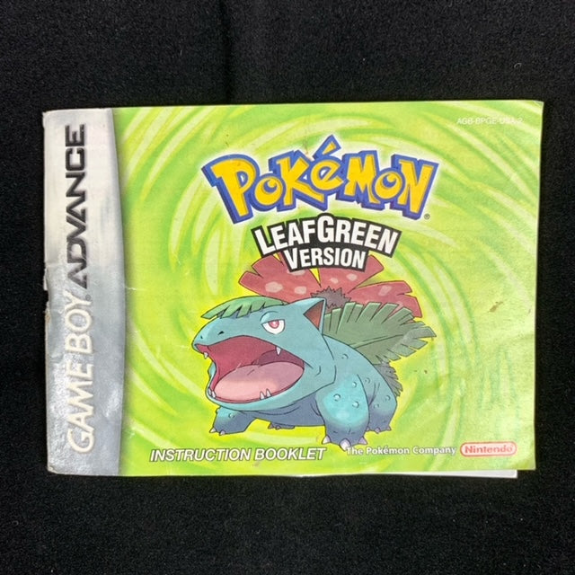 Pokemon Leaf Green Version - Manual