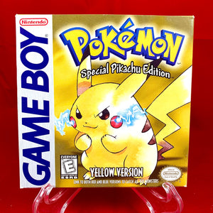 Pokemon Yellow - BOX ONLY - First Print