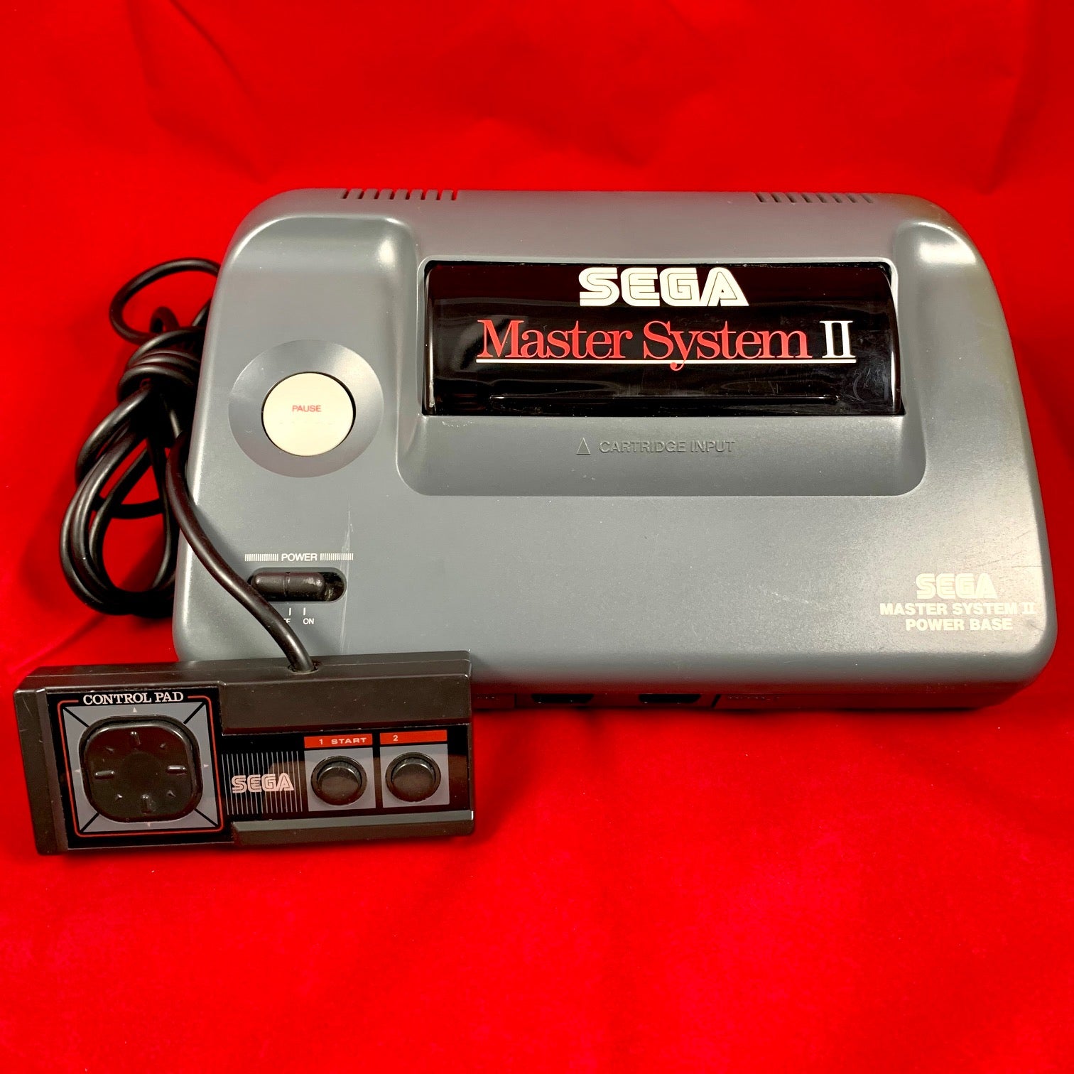 Console nue SEGA Master System 2 switché 50 60hz semi Hors Service HS  couleur