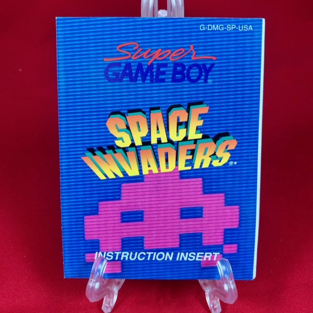 Space Invaders - Super GameBoy - Manual