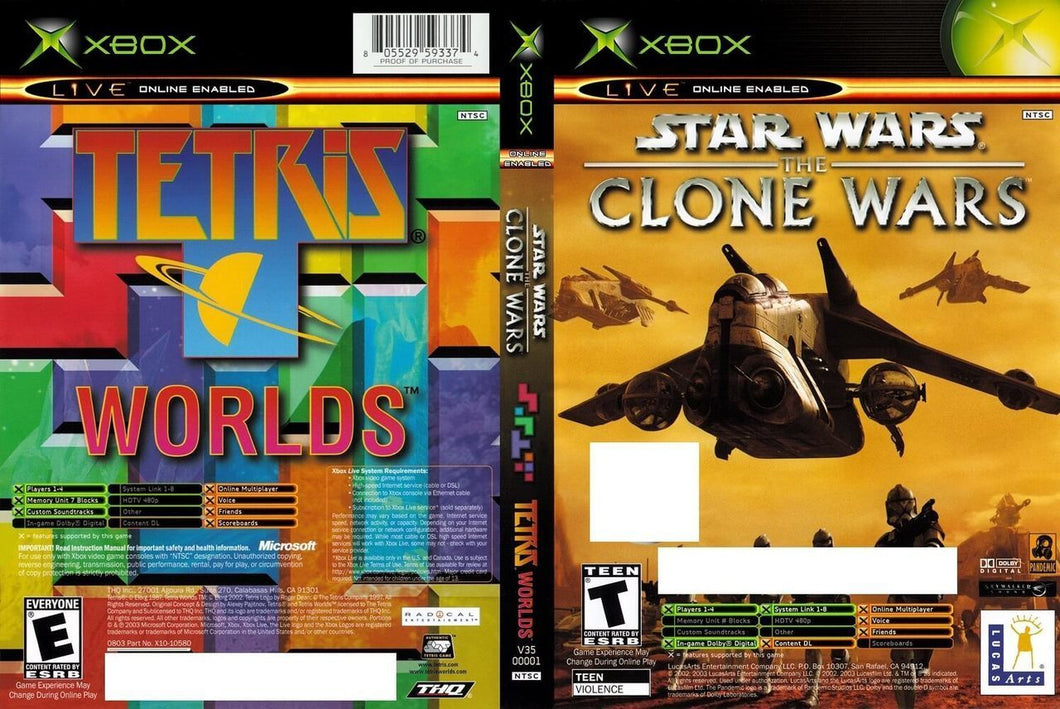 Star Wars: Clone Wars / Tetris Worlds