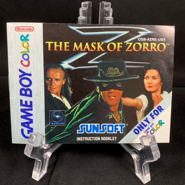 The Mask of Zorro - Manual