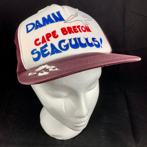 Damn Cape Breton Seagulls! - Mesh Back  Trucker Hat - 1986